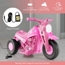 6V Electric Ride-On Kids Motorcycle with Bubble Blower, Music Button, and LED Headlight Pink Magic Cars 6