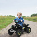 6V Black Electric ATV Ride-On Toy for Kids with 4 Wheels Magic Cars 1