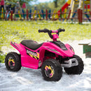 6V Electric Ride-On ATV Car for Toddlers 1-3 Years with Forward and Reverse - Pink Magic Cars 1