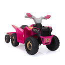 6V Kids Electric ATV Toddler Ride-On Car with Trailer Magic Cars 1