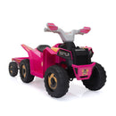 6V Kids Electric ATV Ride-On Car with Trailer, Music, and Bluetooth for Toddlers Magic Cars 0