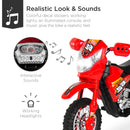 6V Battery-Powered Kids Electric Ride-On Motorcycle with Training Wheels Magic Cars 3