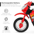 6V Battery-Powered Kids Electric Ride-On Motorcycle with Training Wheels Magic Cars 4