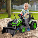 6V Kids Electric Construction Vehicle with Adjustable Bucket Green Magic Cars 8