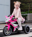 6V Electric Ride-On Motorcycle for Girls Ages 3-4 Years Magic Cars 3