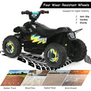 6V Kids Electric 4-Wheel Quad ATV Ride-On Toy with Forward and Reverse – Black Magic Cars 5