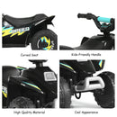 6V Kids Electric 4-Wheel Quad ATV Ride-On Toy with Forward and Reverse – Black Magic Cars 9