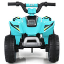 6V Electric Kids Quad ATV Ride-On Toy with 4 Wheels, Forward and Reverse, Blue for Toddlers Magic Cars 3