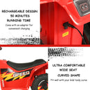 6V Kids Electric 4-Wheel Quad ATV Ride-On Toy with Forward and Reverse – Red Magic Cars 8