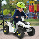 6V Kids Electric 4-Wheel Quad ATV Ride-On Toy with Forward and Reverse and Music for Toddlers Magic Cars 2