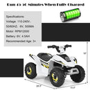 6V Electric Quad ATV Ride-On Toy with Forward and Reverse for Toddlers Magic Cars 4