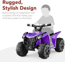 Purple 6V Electric ATV for Kids, Speed Up to 1.8 MPH Magic Cars 2