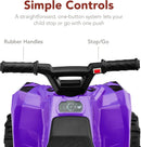 Purple 6V Electric ATV for Kids, Speed Up to 1.8 MPH Magic Cars 5