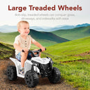 6V Children's Electric ATV, Top Speed 1.8 MPH, White Magic Cars 4