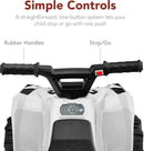 6V Children's Electric ATV, Top Speed 1.8 MPH, White Magic Cars 5