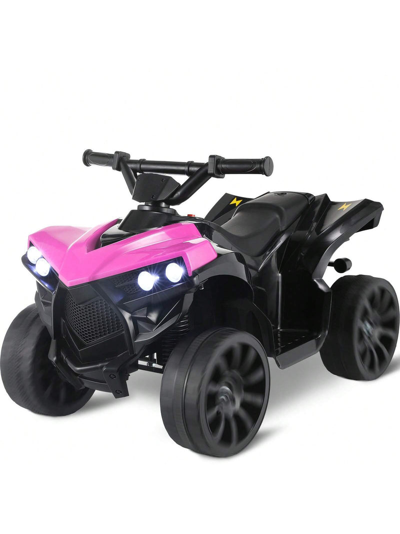 quad mit pedalen 6V Kids Electric Ride-On ATV Toy Car with Music, Headlights, and Pedal 4-Wheeler Model Group:Gary Fisher Sugar 2+ Teedose aus Keramik mit genders_Women Der integrierte Sicherheitsgurt erhöht