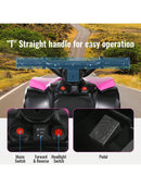 6V Kids Electric Ride-On ATV Quad Toy Car with Music, Headlights, and Pedal 4-Wheeler Magic Cars 5