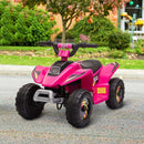 6V Pink Electric Ride-On ATV for Kids 18-36 Months with Forward and Reverse Magic Cars 8