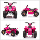 6V Pink Electric Ride-On ATV for Kids 18-36 Months with Forward and Reverse Magic Cars 9