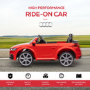 6V Kids Electric Ride-On Car Licensed Audi TT RS with Seat and Remote Control Magic Cars 6