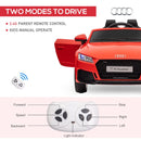 6V Kids Electric Ride-On Audi TT RS Car with Suspension and Remote Control Magic Cars 3