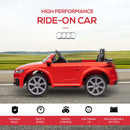 6V Kids Electric Ride-On Audi TT RS Car with Suspension and Remote Control Magic Cars 5