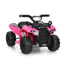 6V Kids Electric Ride-On ATV Quad Toy with LED Lights and MP3 for Toddlers Magic Cars 6