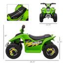6V Electric Ride-On Car for Kids with Large Wheels Green 18-36 Months Magic Cars 1