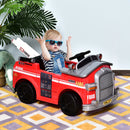 6V Kids Electric Ride-On Fire Truck with Parental Remote Control and Music Magic Cars 8