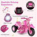 6V Kids Electric Ride-On Motorcycle with Bubble Maker and Music Toy Magic Cars 7