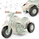 6V Kids Electric Ride-On Motorcycle with Bubble Maker and Music Beige Magic Cars 2