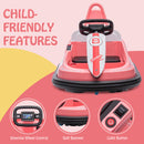 6V Kids Electric Ride-On Toy with 2 MPH Speed and 360-Degree Steering Wheel Spin Magic Cars 11