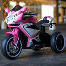 6V Red Kids Ride-On Motorcycle Toy with Training Wheels 1.8-3.2mph for Ages 3-4 Magic Cars 14