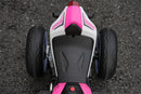 6V Red Kids Ride-On Motorcycle Toy with Training Wheels 1.8-3.2mph for Ages 3-4 Magic Cars 15