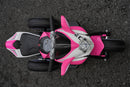 6V Red Kids Ride-On Motorcycle Toy with Training Wheels 1.8-3.2mph for Ages 3-4 Magic Cars 8
