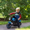 6V Kids Motorcycle with Training Wheels and Single Button Start Blue Magic Cars 0
