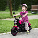 6V Pink Kids Motorcycle with Training Wheels and Single Button Start Magic Cars 0