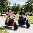 6V Children's Motorcycle Featuring Removable Training Wheels, Sound Horn, Music, and Treaded Tires - Rose Red Magic Cars 4