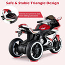 Electric 6V Kids Motorcycle with Reversible Drive, Headlight, Wheel Lighting, and Horn Magic Cars 6