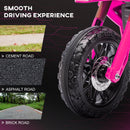 6V Pink Kids Motorcycle with Training Wheels, Horn, and Start Sound Magic Cars 7