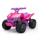 6V Battery-Powered Kids Electric Ride-On ATV Quad Car with Spray Device, Pink Magic Cars 0