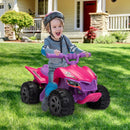 6V Battery-Powered Kids Electric Ride-On ATV Quad Car with Spray Device, Pink Magic Cars 10