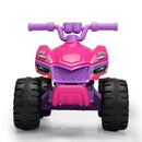 6V Battery-Powered Kids Electric Ride-On ATV Quad Car with Spray Device, Pink Magic Cars 12