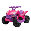 6V Battery-Powered Kids Electric Ride-On ATV Quad Car with Spray Device, Pink Magic Cars 13
