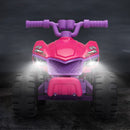 6V Battery-Powered Kids Electric Ride-On ATV Quad Car with Spray Device, Pink Magic Cars 5