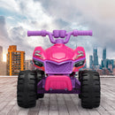 6V Battery-Powered Kids Electric Ride-On ATV Quad Car with Spray Device, Pink Magic Cars 8
