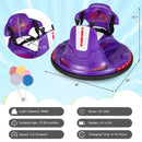 6V Kids Ride-On Bumper Car with 360° Spin and Remote Control Toy Vehicle for Children Magic Cars 4