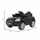 6V Battery-Powered Kids Ride-On Car with RC Remote, LED Lights, and MP3 Music Magic Cars 12