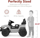 Light Gray Electric Toy Car for Kids with Parental Remote Control Magic Cars 1