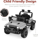 Light Gray Electric Toy Car for Kids with Parental Remote Control Magic Cars 4